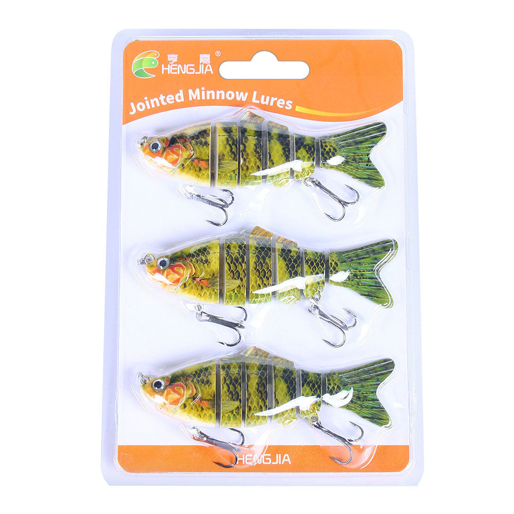 6-Segment Lifelike Fishing Lures